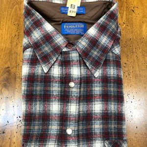 Pendleton plaid wool western xxl long sleeve shirt